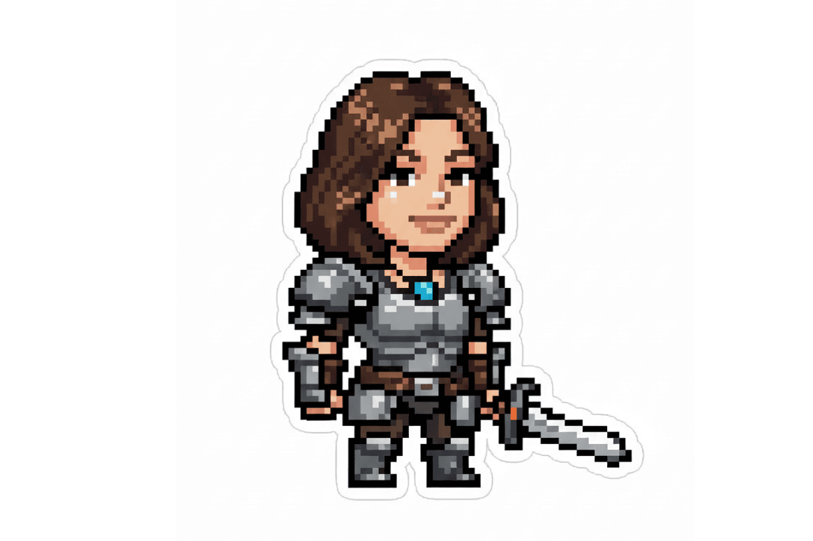 Retro 16-bit Video Game Sprite