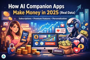how AI companion apps make money