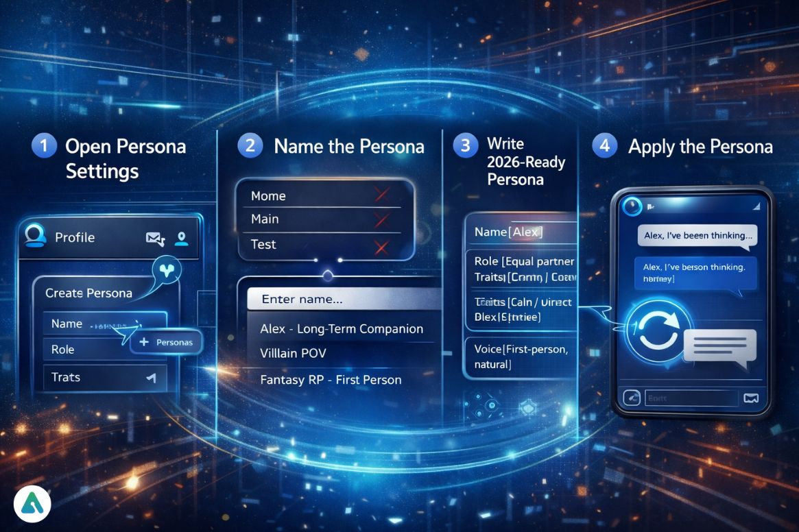 How to Add a New Persona to Character AI step by step