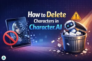 How to delete characters in character ai