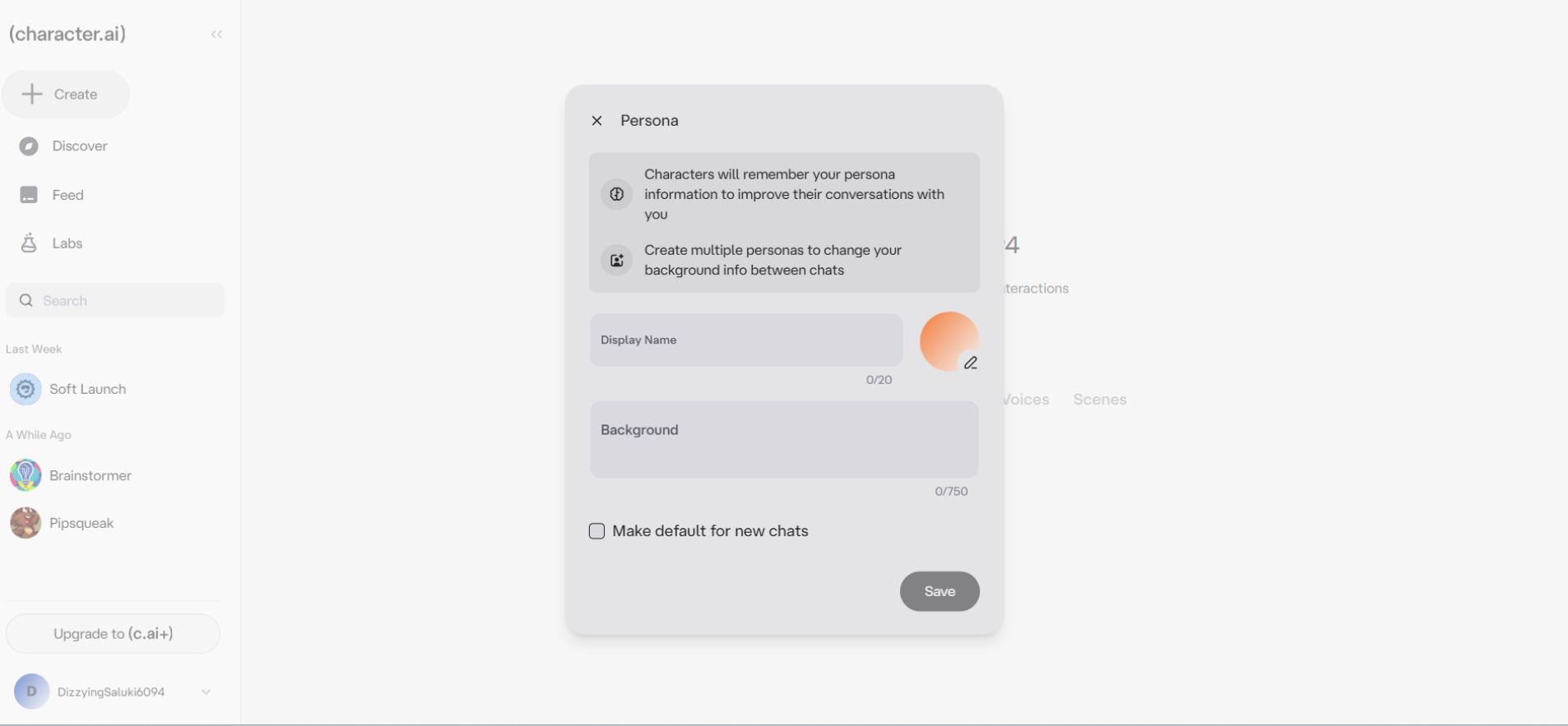 Name the Persona With Intent