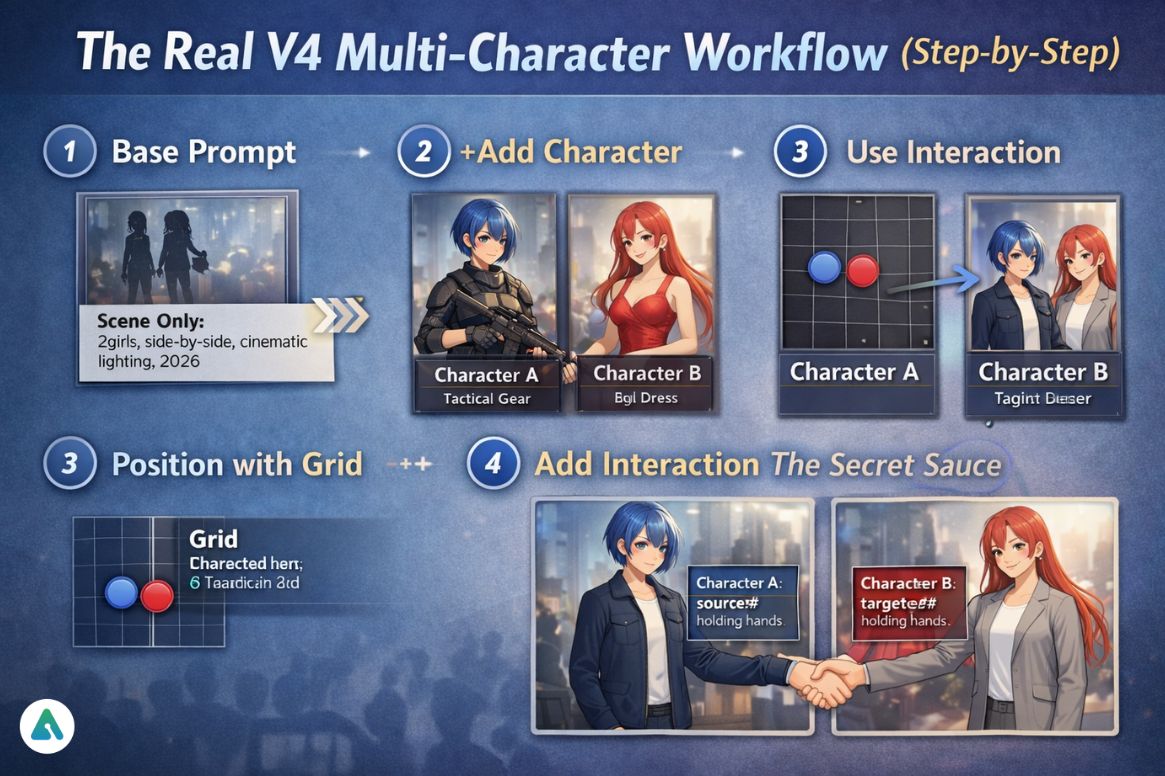 The Real V4 Multi-Character Workflow
