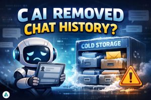 c ai removed chat history