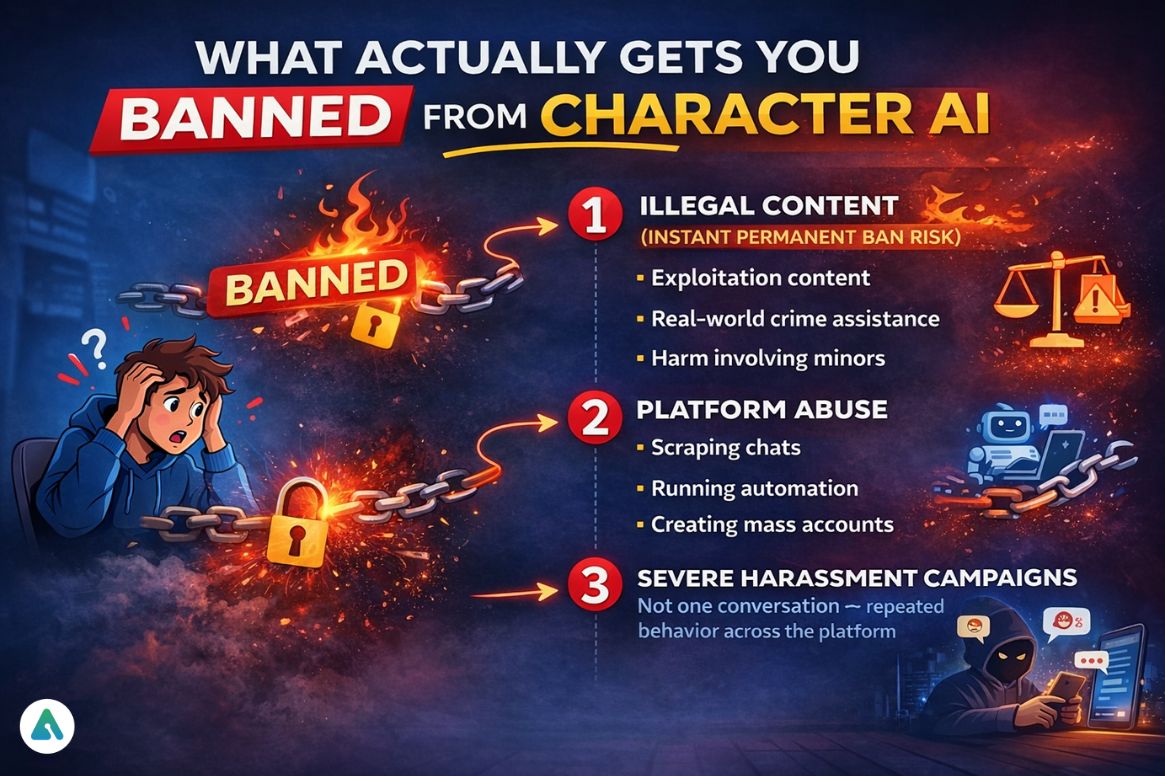 what actually gets you banned from c ai