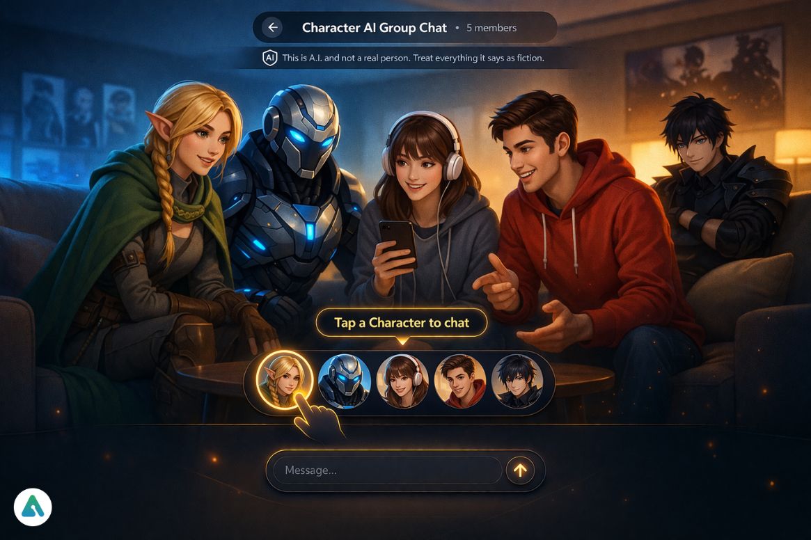 How Chatting Works Inside a C AI Group Chat