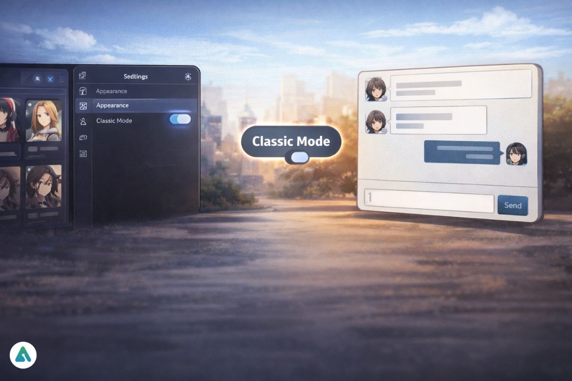 character ai classic mode