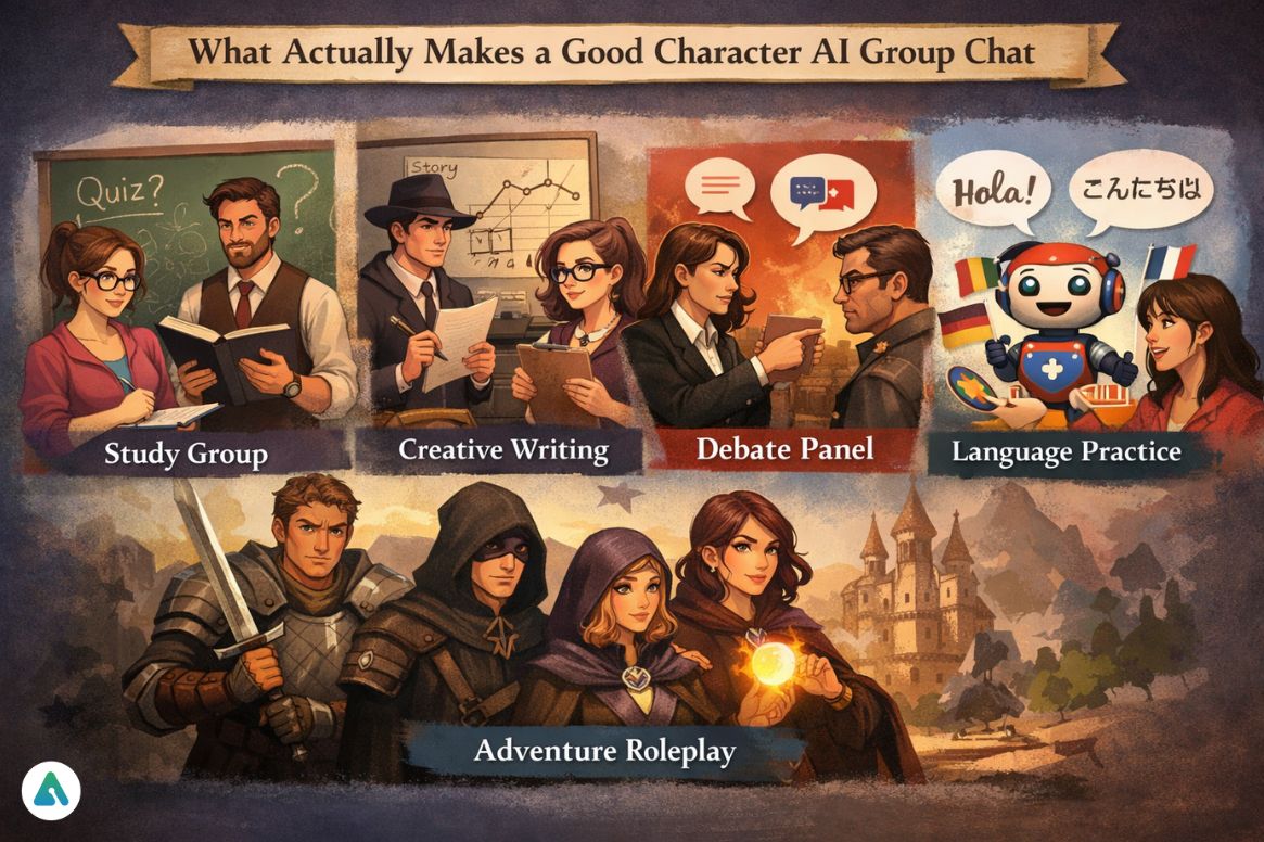 what makes a good character ai group chat
