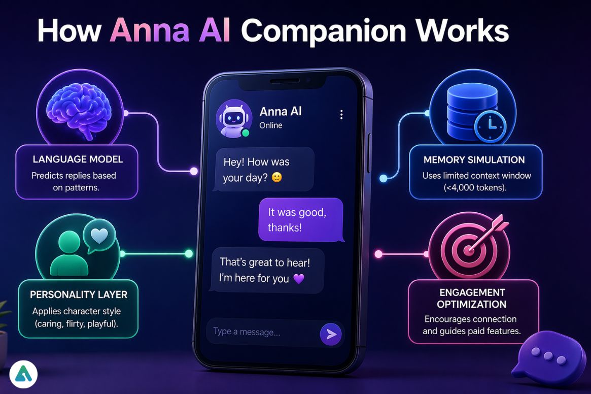 How Anna AI Companion Works
