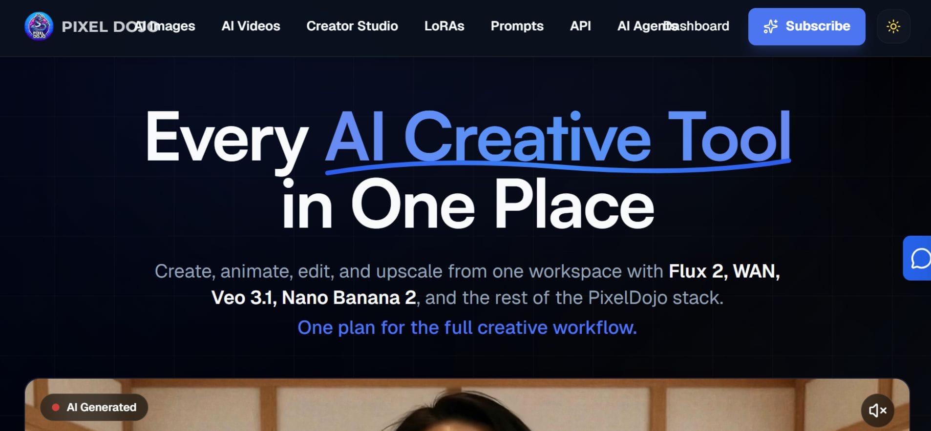 what is pixeldojo ai