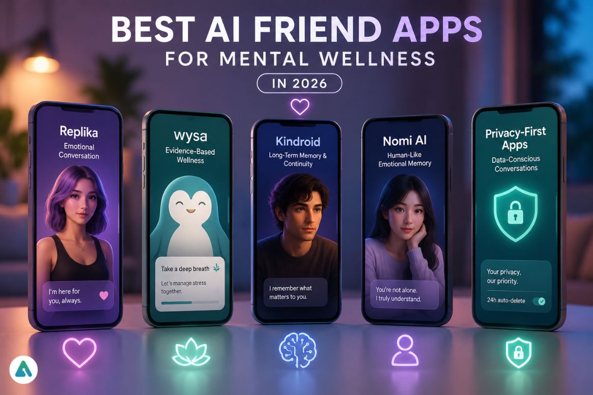 Best AI Friend Apps for Mental Wellness in 2026