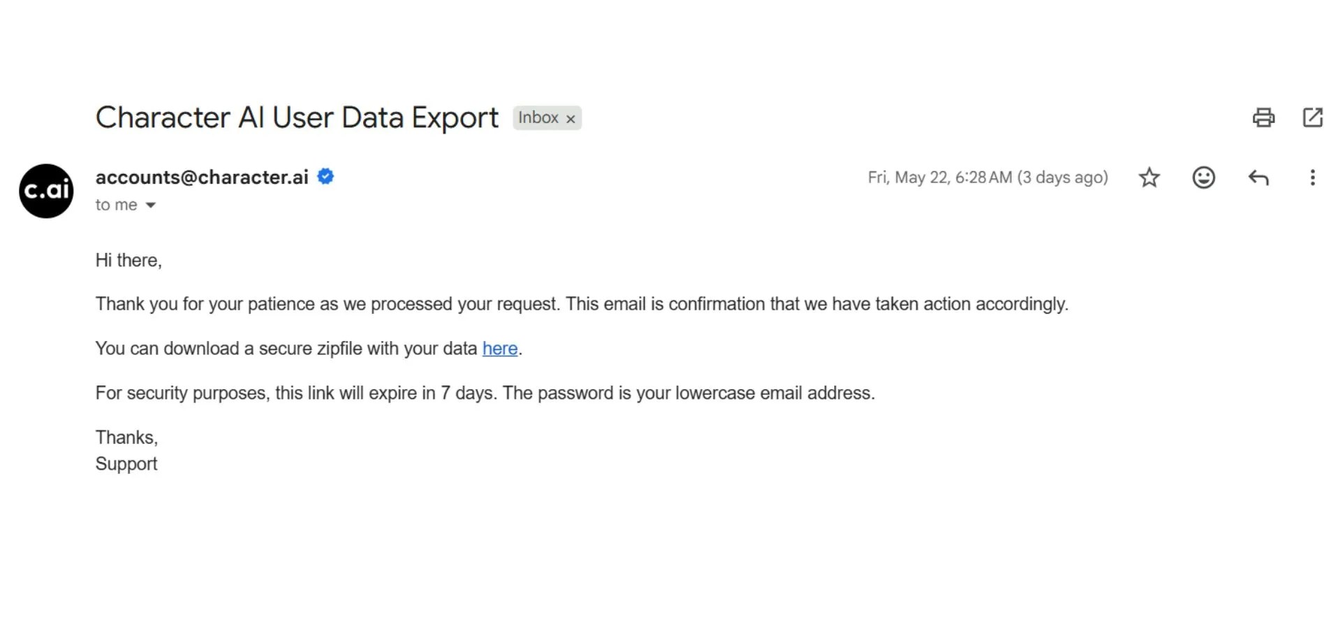 CHARACTER-AI-USER-DATA-EXPORT-EMAIL