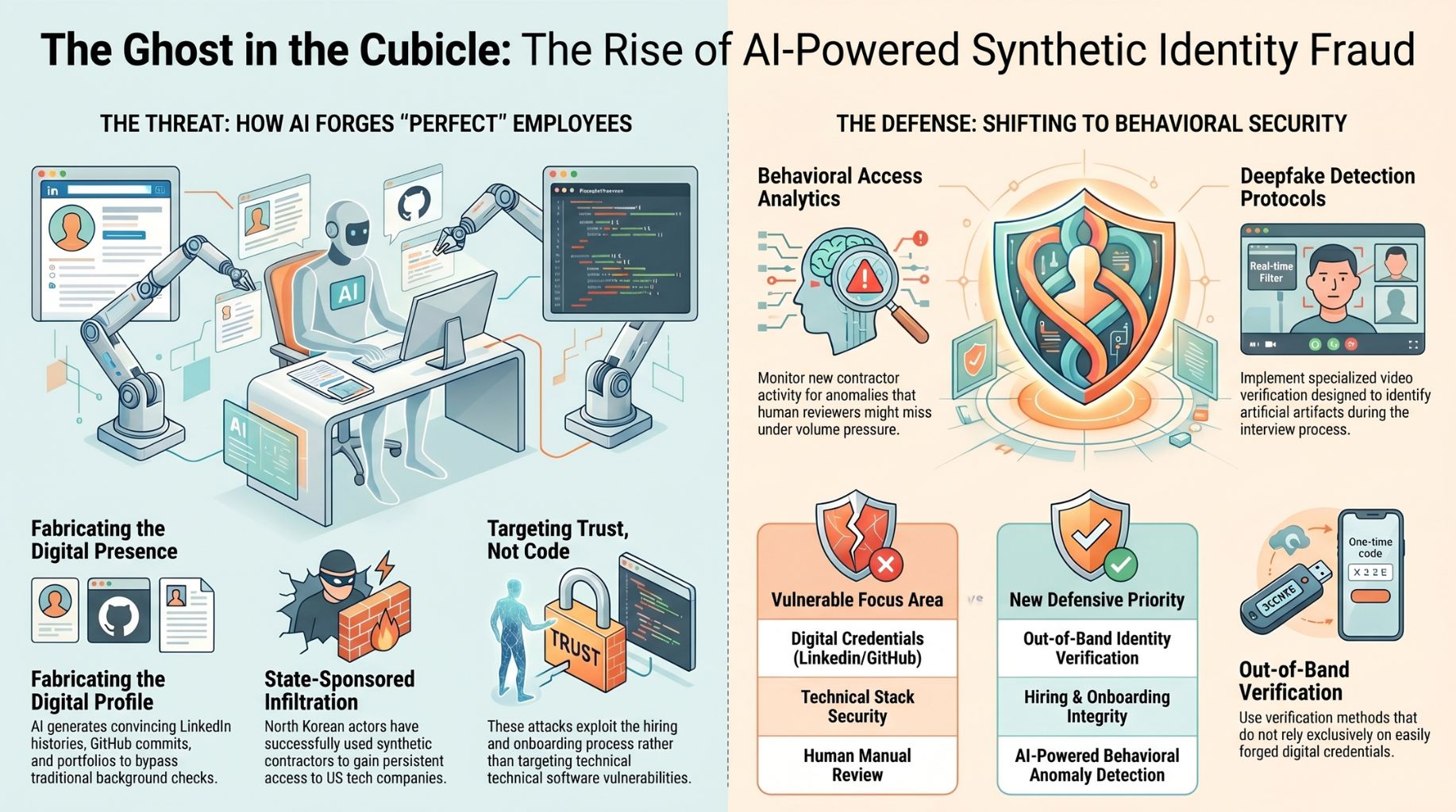 Synthetic Identity Fraud and AI-Powered Insider Threats