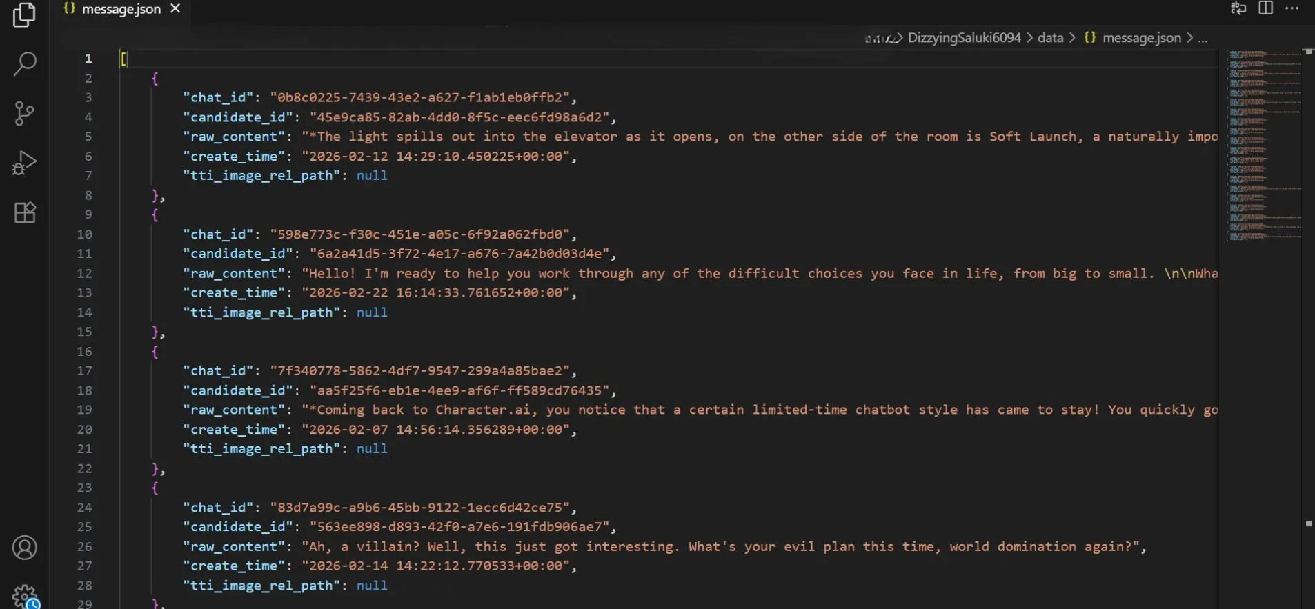 Translating JSON Into a Readable Conversation