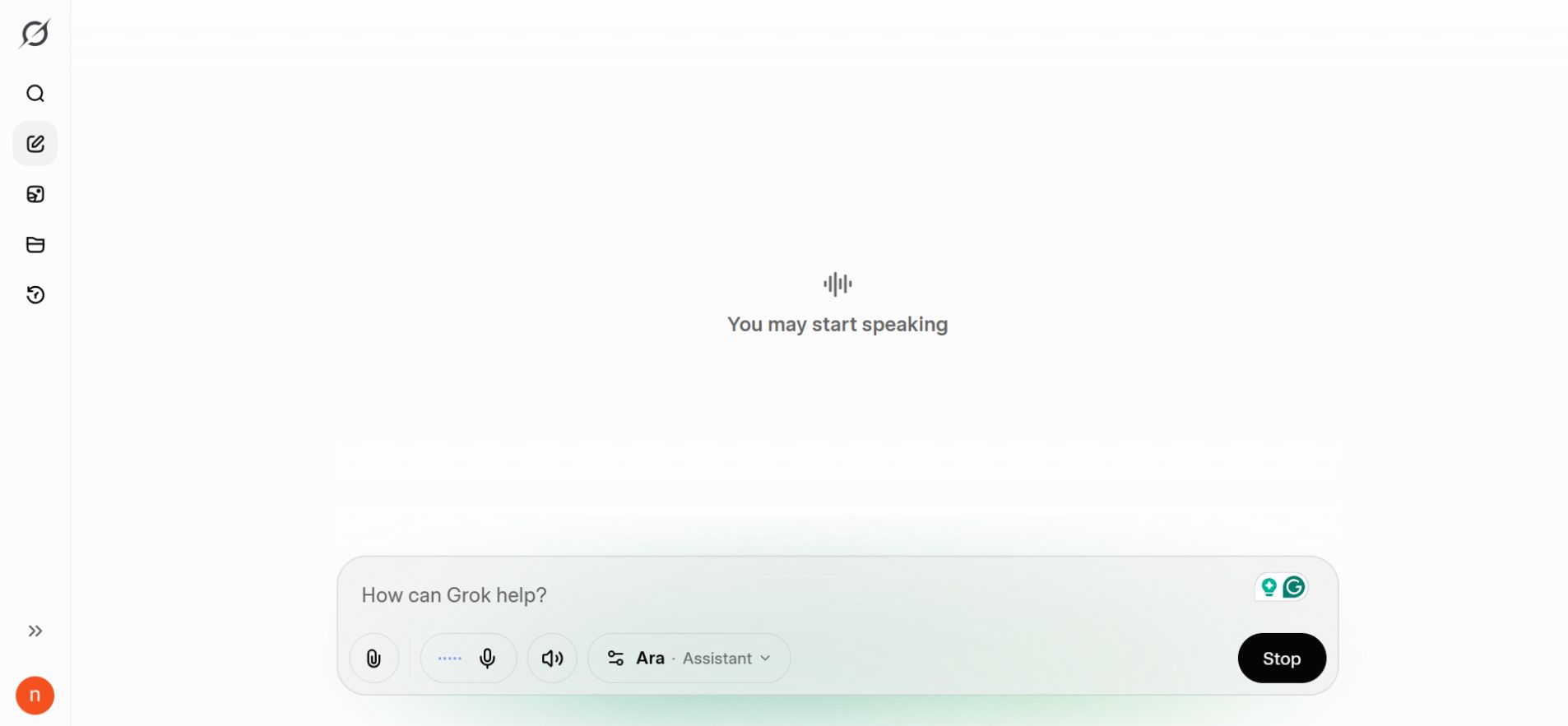 grok voice mode on desktop