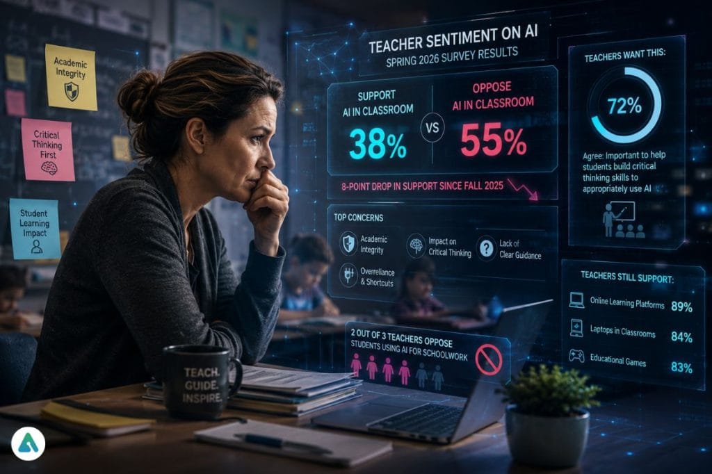 teacher sentiment on AI 2026