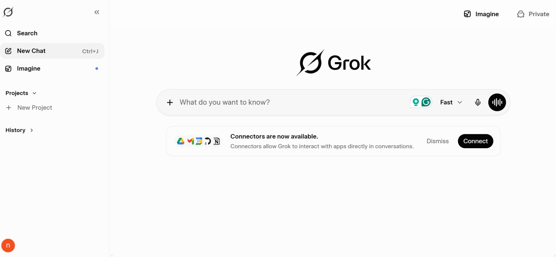 use grok on web