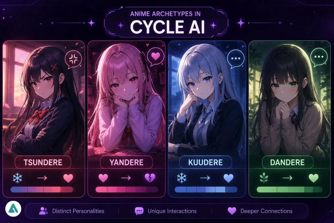 Anime Archetypes in Cycle AI