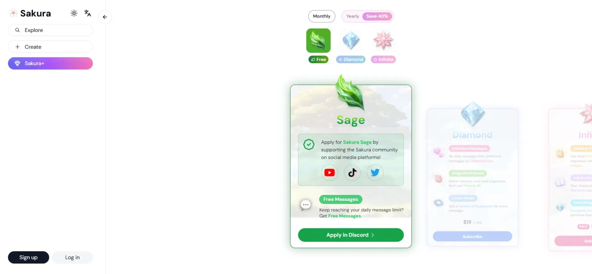 How to Get Free Messages on Sakura AI via Discord