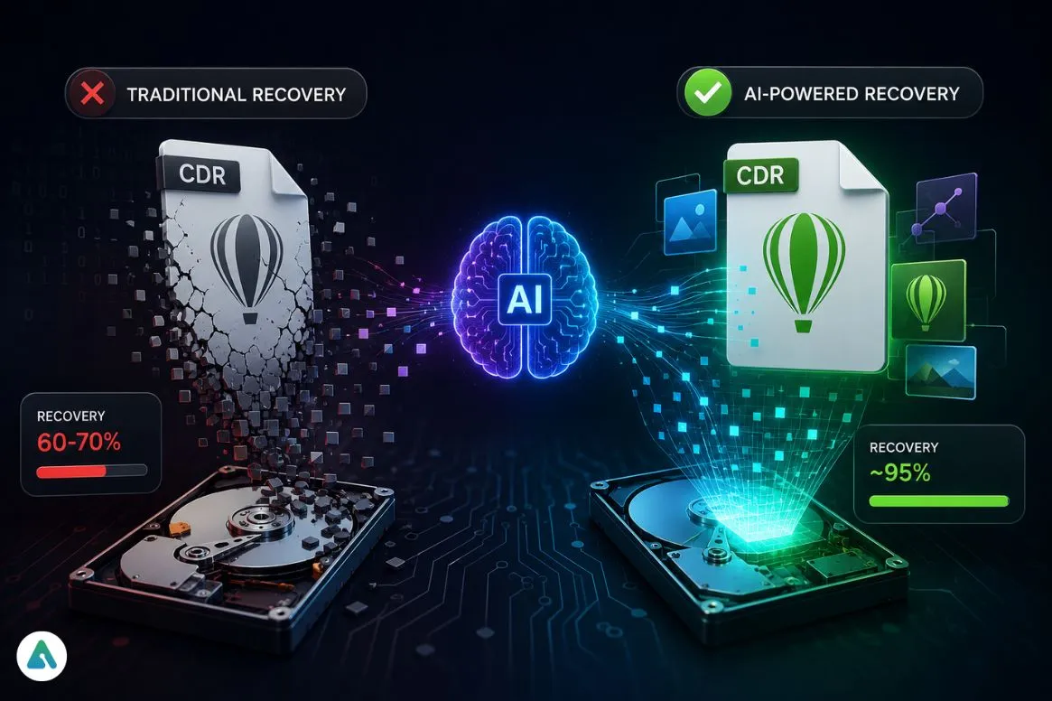 Traditional vs AI-powered recovery comparison