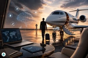 AI charter flight pricing