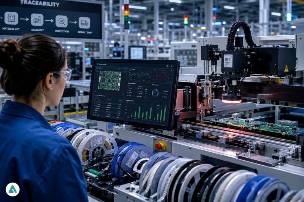 AI manufacturing traceability
