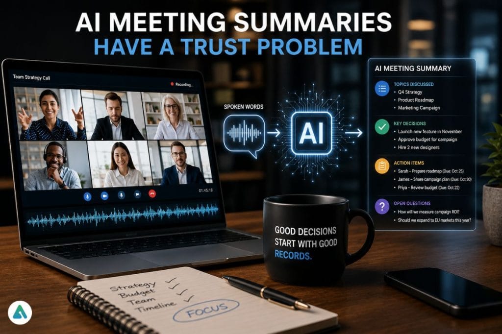 AI meeting summaries