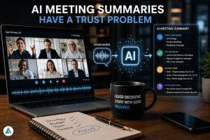 AI meeting summaries