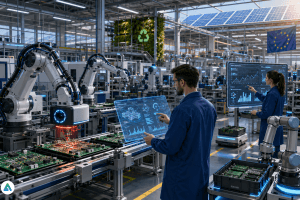 AI trends in electronics manufacturing Europe
