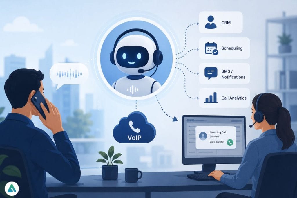 AI voice agents for business VoIP