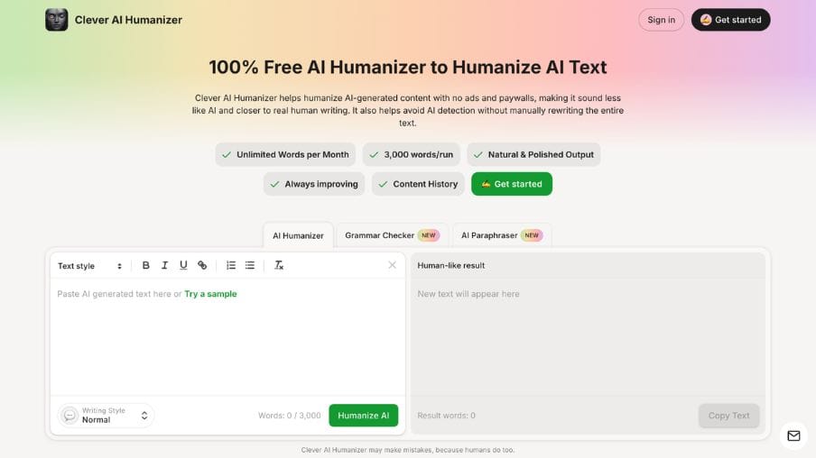 Clever AI Humanizer