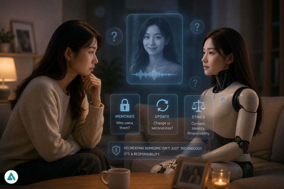 Contemplating ethics and memories with AI