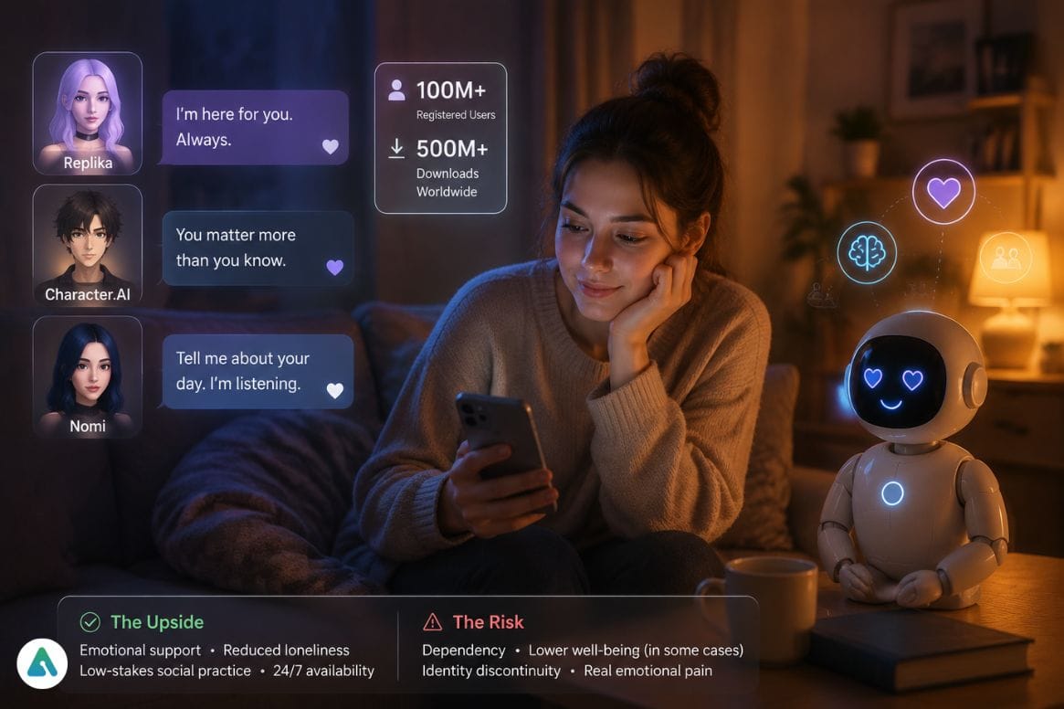 Cozy evening with AI companionship
