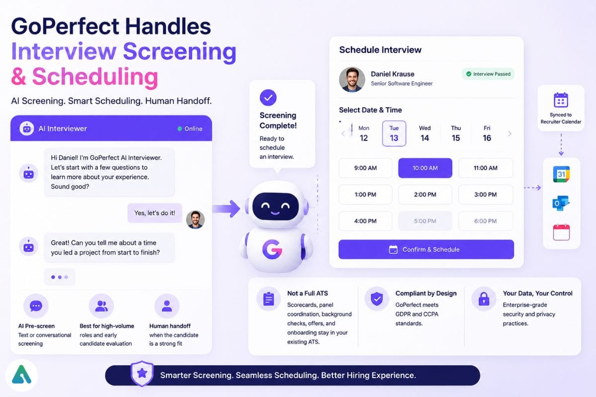 Does GoPerfect Handle Interview Screening and Scheduling