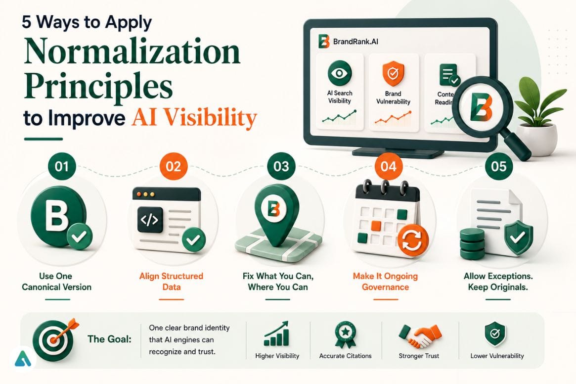How Can Brands Apply Normalization Principles to Improve AI Visibility