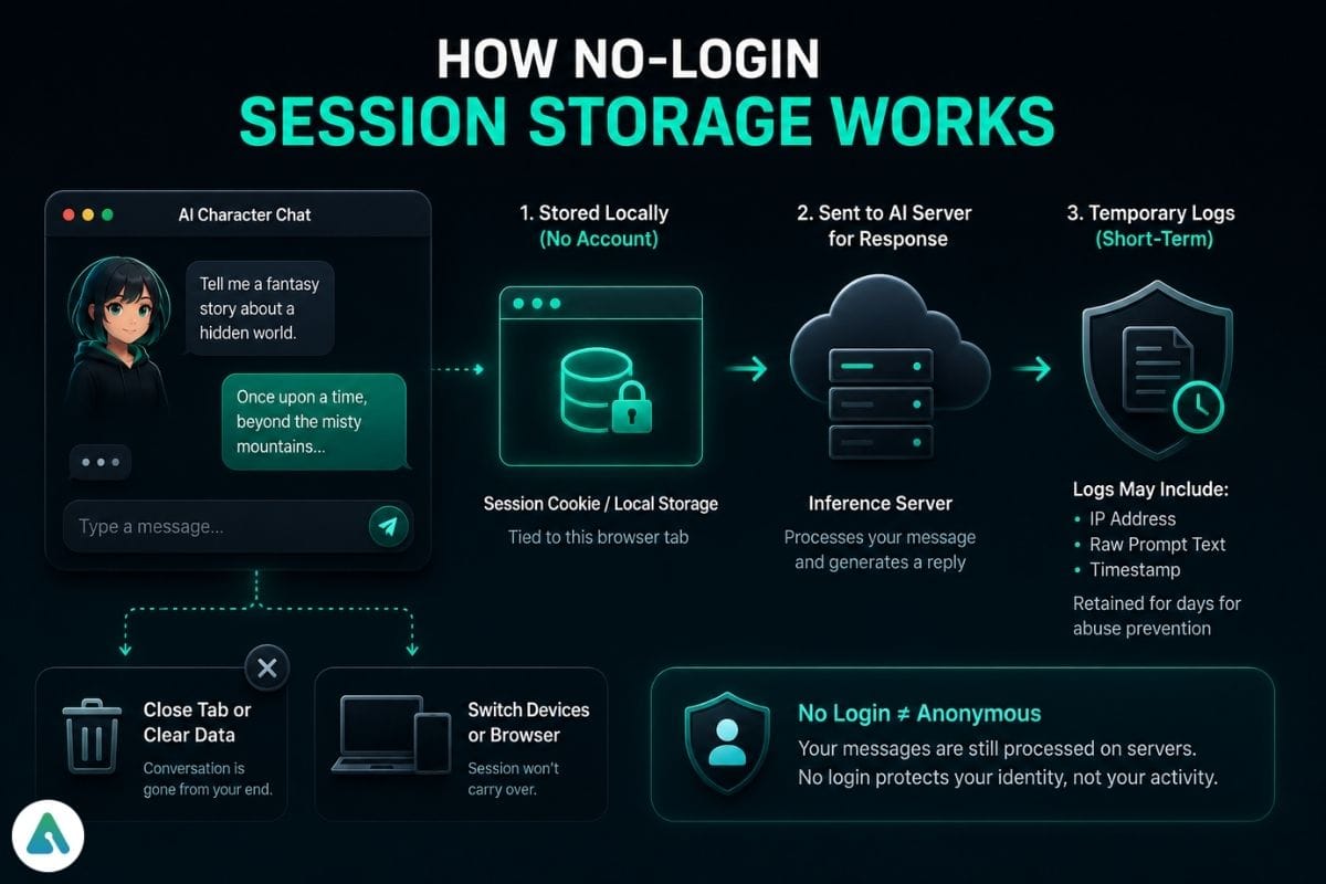 How No-Login Session Storage Actually Works