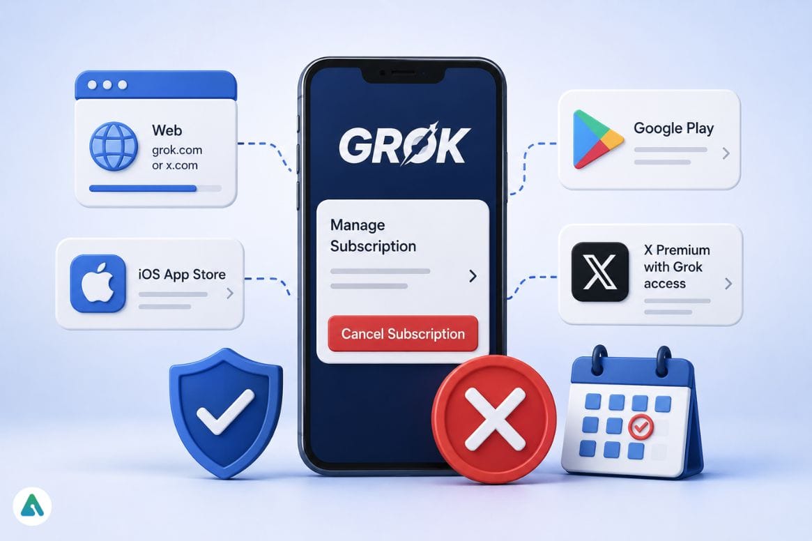 Managing Grok subscription options