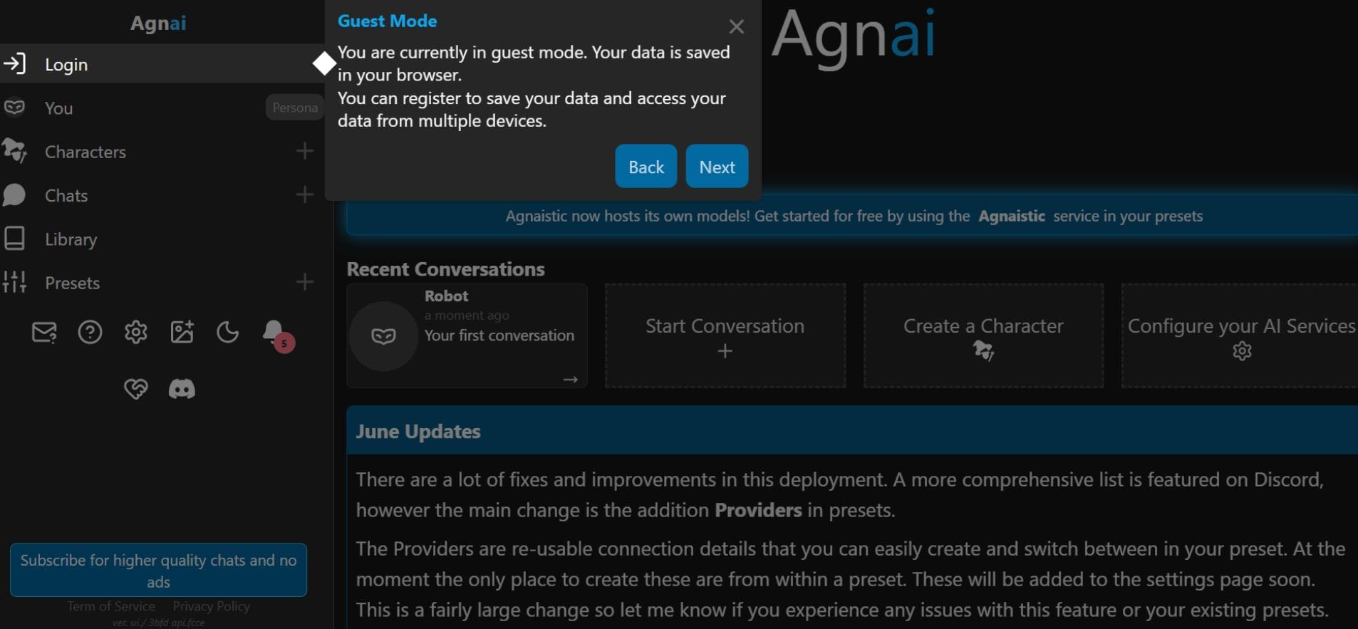 agnai-guest-mode