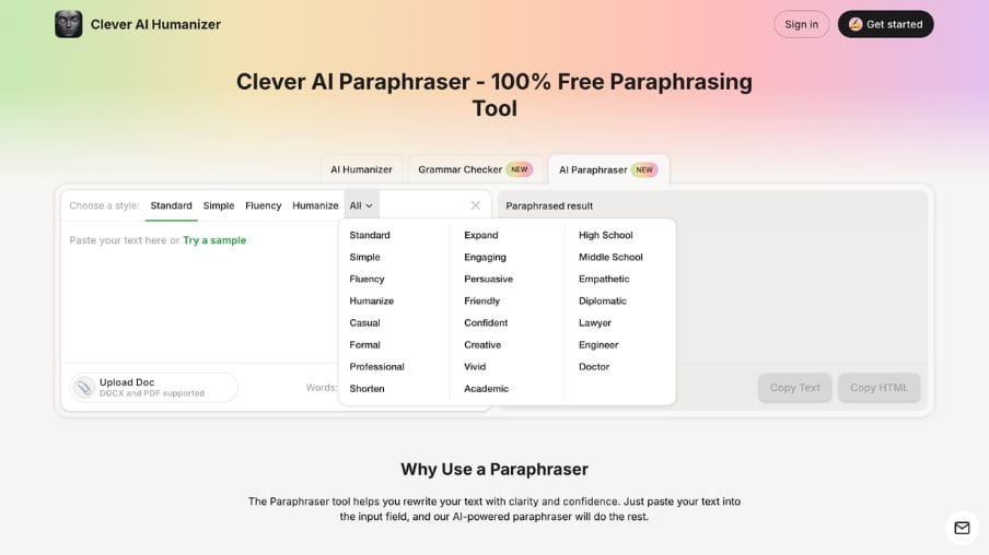 clever-ai-grammer-checker
