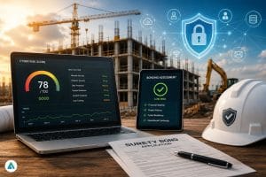 cyber risk scoring for surety bonds