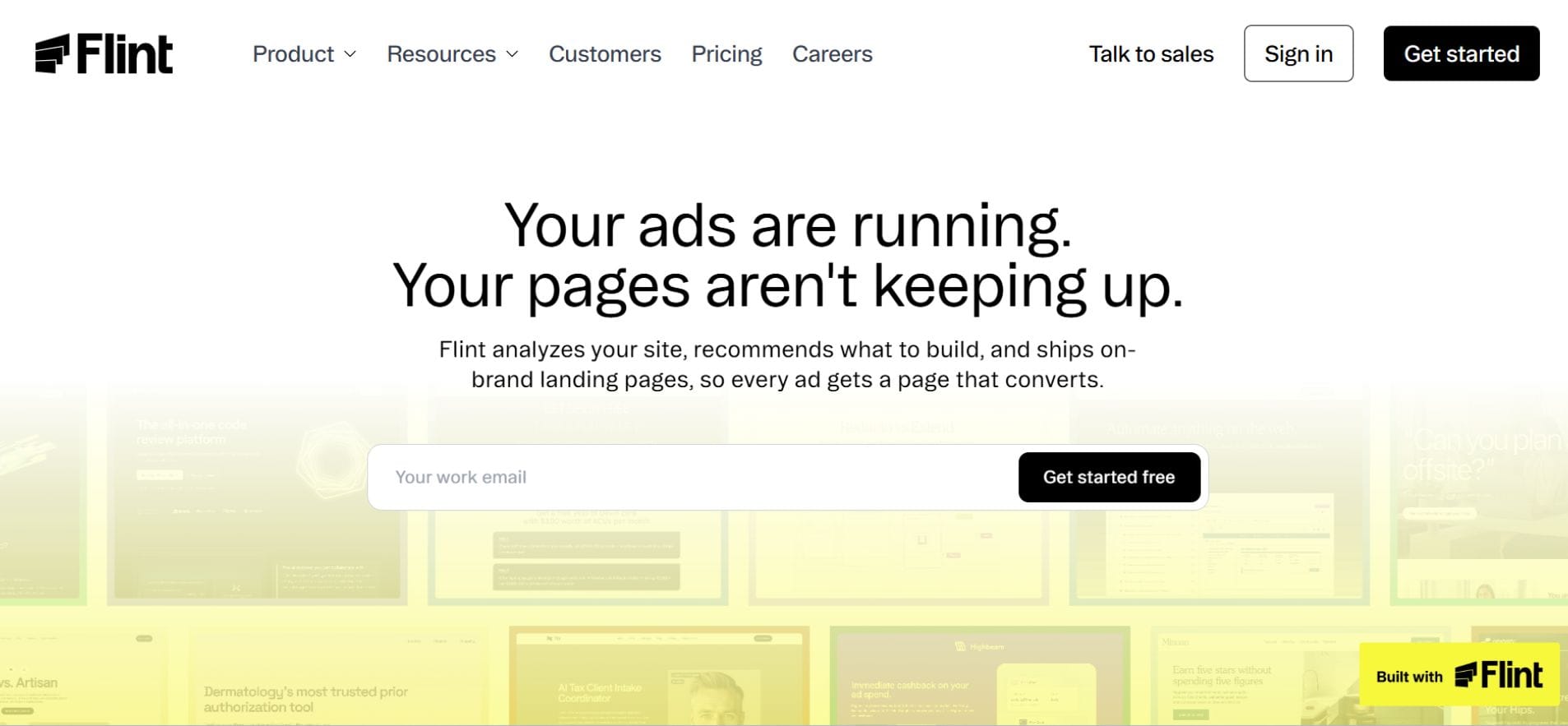 flint-ai-homepage