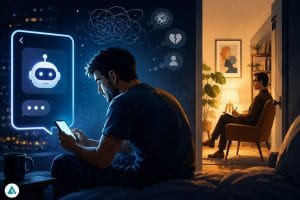men using AI chatbots for therapy