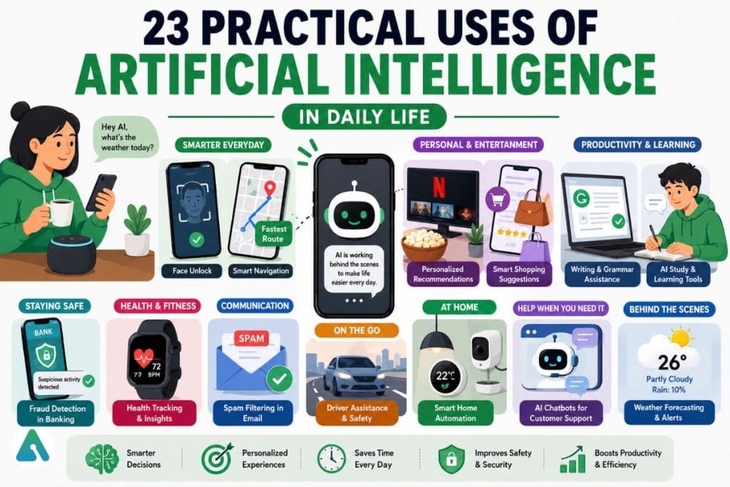 uses of ai in our daily life