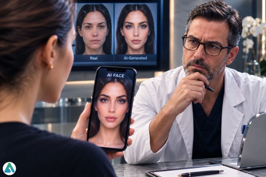 AI face plastic surgery