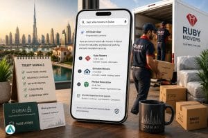 AI search Dubai movers
