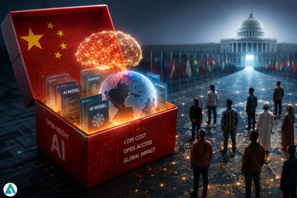 China open-weight AI