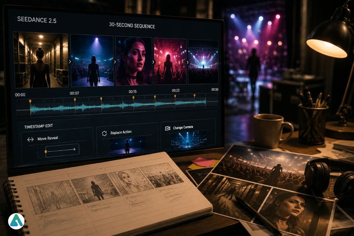 Cinematic Music Video Editing Workspace