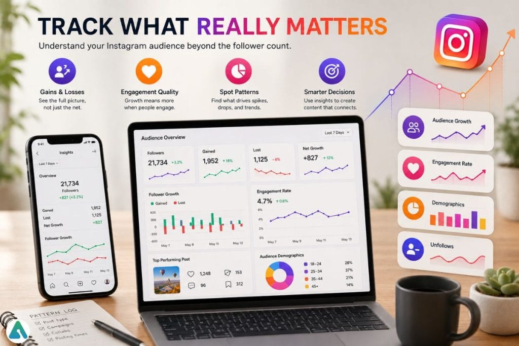 Instagram audience growth