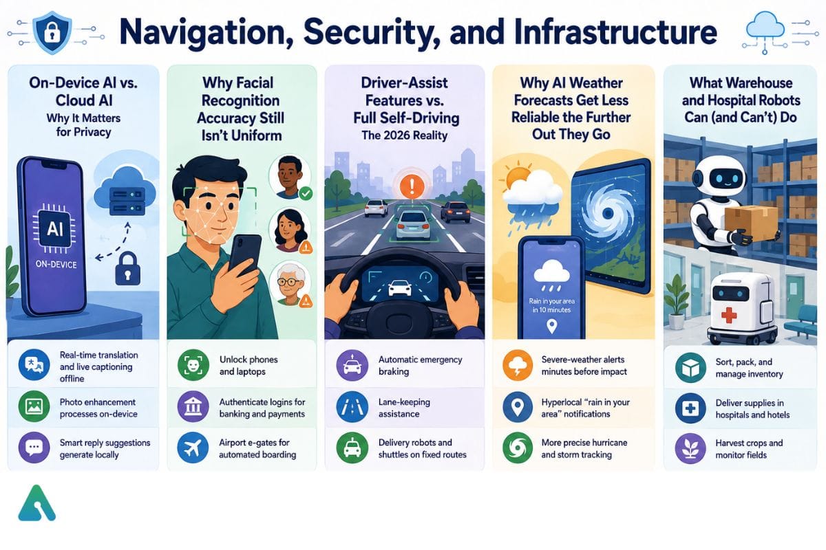 Navigation, Security, and Infrastructure ai tools