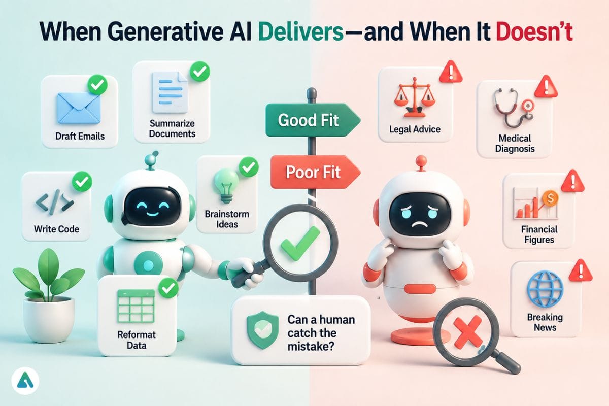 When Generative AI Fits Best