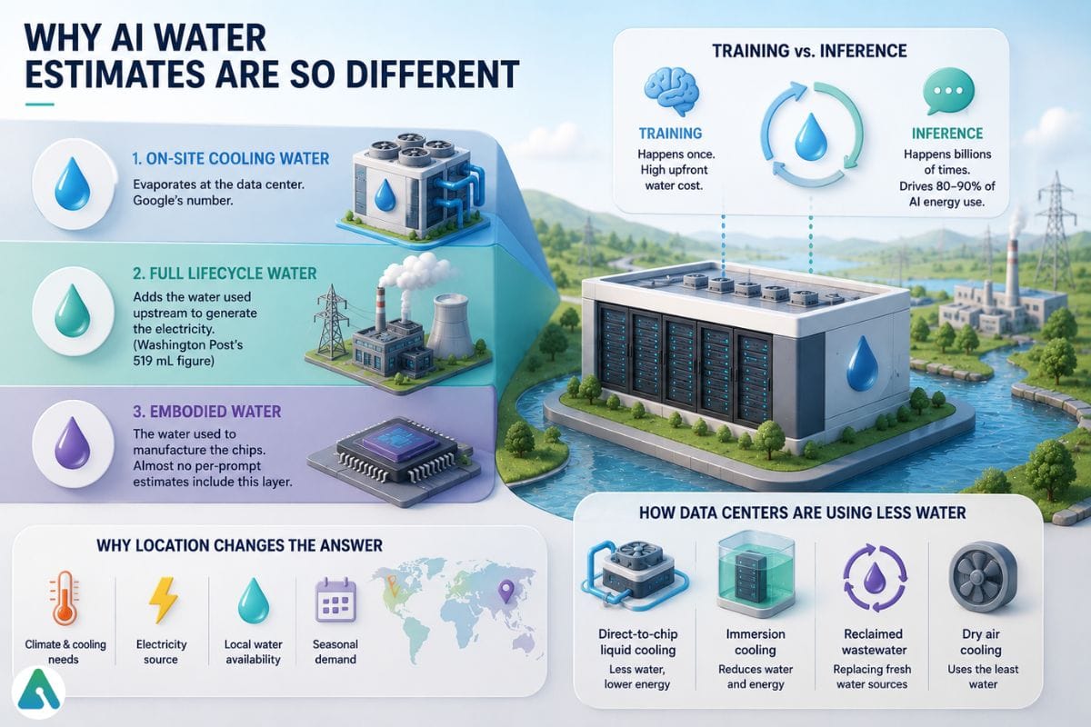 Why AI Water Estimates Are So Different